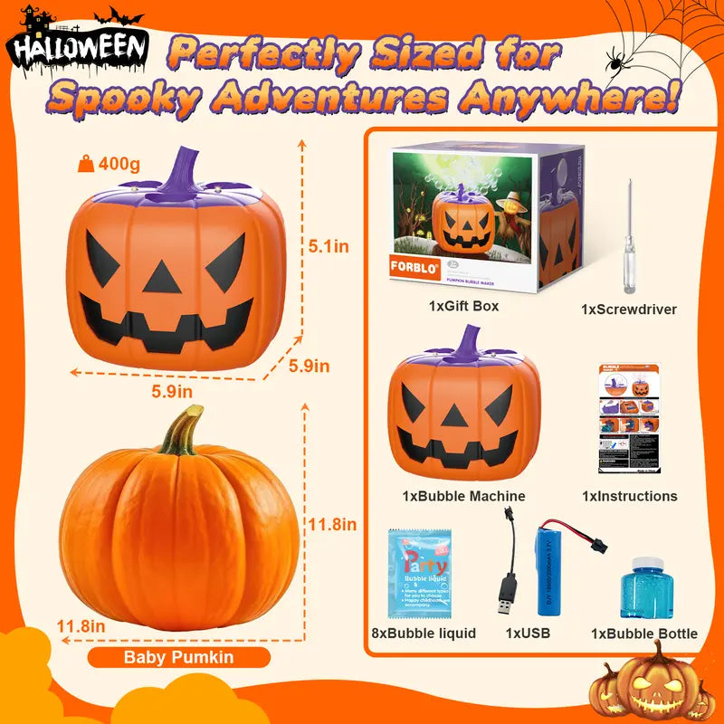 ใ๐๐ข๐ฆ๐ข๐ญ๐๐ ๐๐๐ข๐ญ๐ข๐จ๐งใ๐Spooky Fun! Haloween Pumpkin Bubble Machine