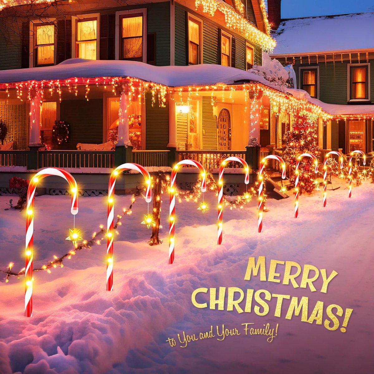๐ Christmas Flash Sale ๐
65% OFF โจ Solar Candy Cane Path Lights โ Light Up Your Christmas Yard!