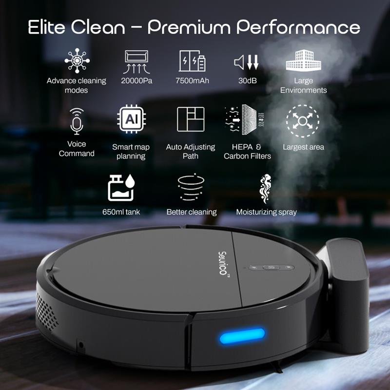 🤍Seurico AutoClean Robot Vacuum Cleaner Pro
