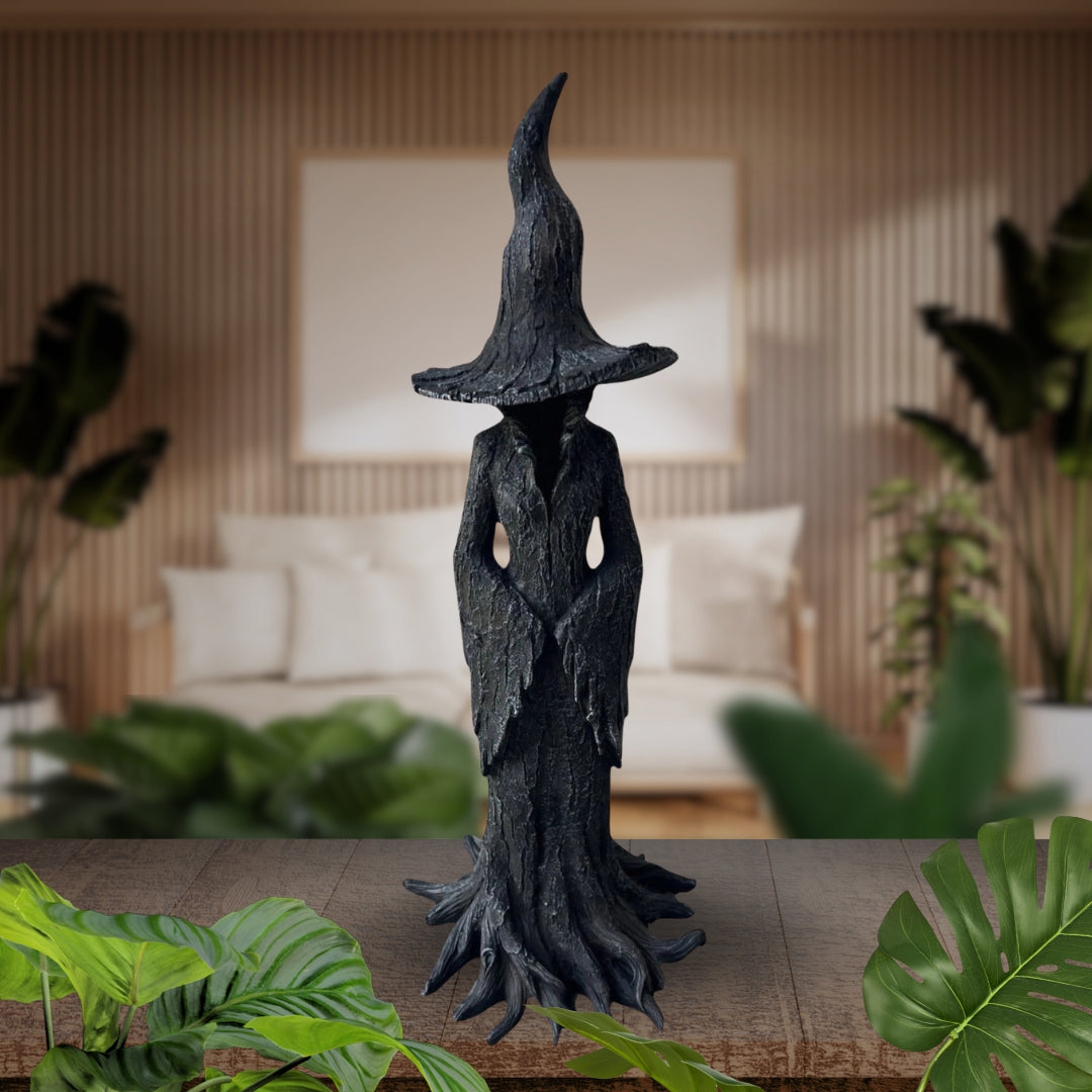 🔥LAST DAY 49% OFF - ❤️🔥🧙♀️Hand-Painted Enchanting Witch Statue: The Guardian of Your Home (✨Same as in the video)