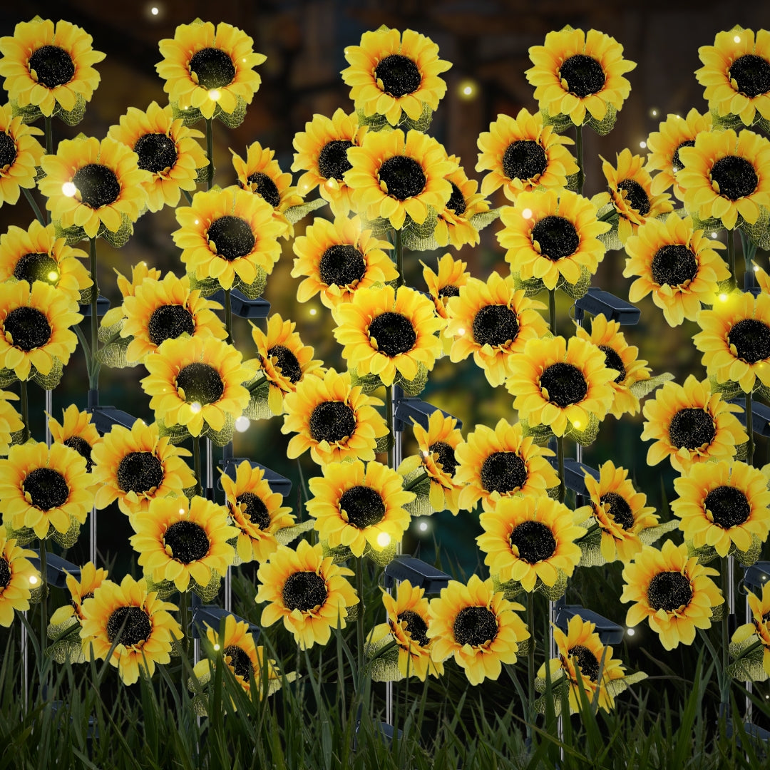 🌞Women's Equality Day - Solar LED Sunflower Garden Lights-29.6inch/75cm