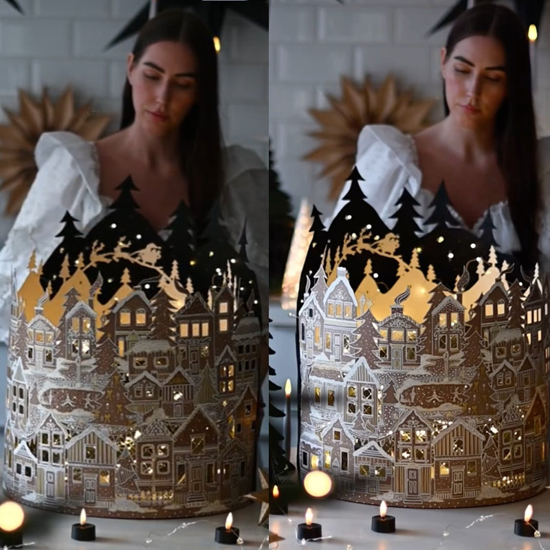 ๐ WinterGlow Village โ A Magical Christmas Centerpiece