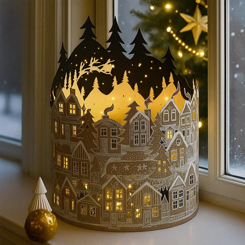 ๐ WinterGlow Village โ A Magical Christmas Centerpiece