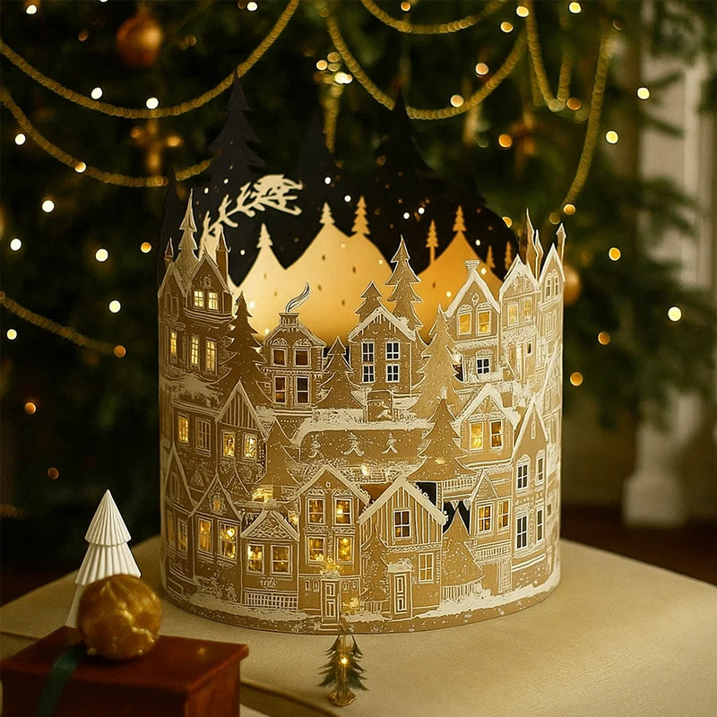 ๐ WinterGlow Village โ A Magical Christmas Centerpiece