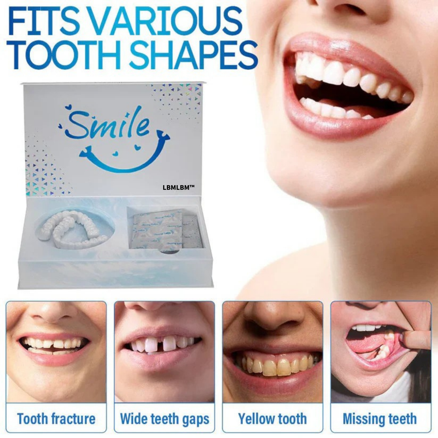 Official Store | LBMLBM™ Moldable Dentures🧑🏽⚕️Obtain American Dental Association (ADA) Certification ✅