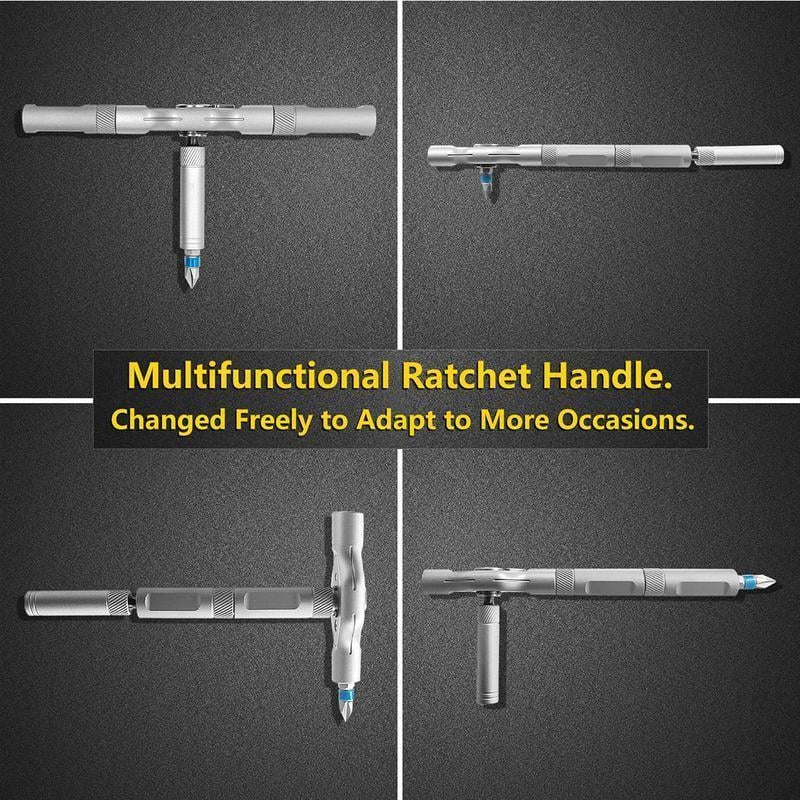 🛠️Multi-Purpose 24-in-1 Magnetic Ratcheting Screwdriver Set - Precision Repair Tool Kit