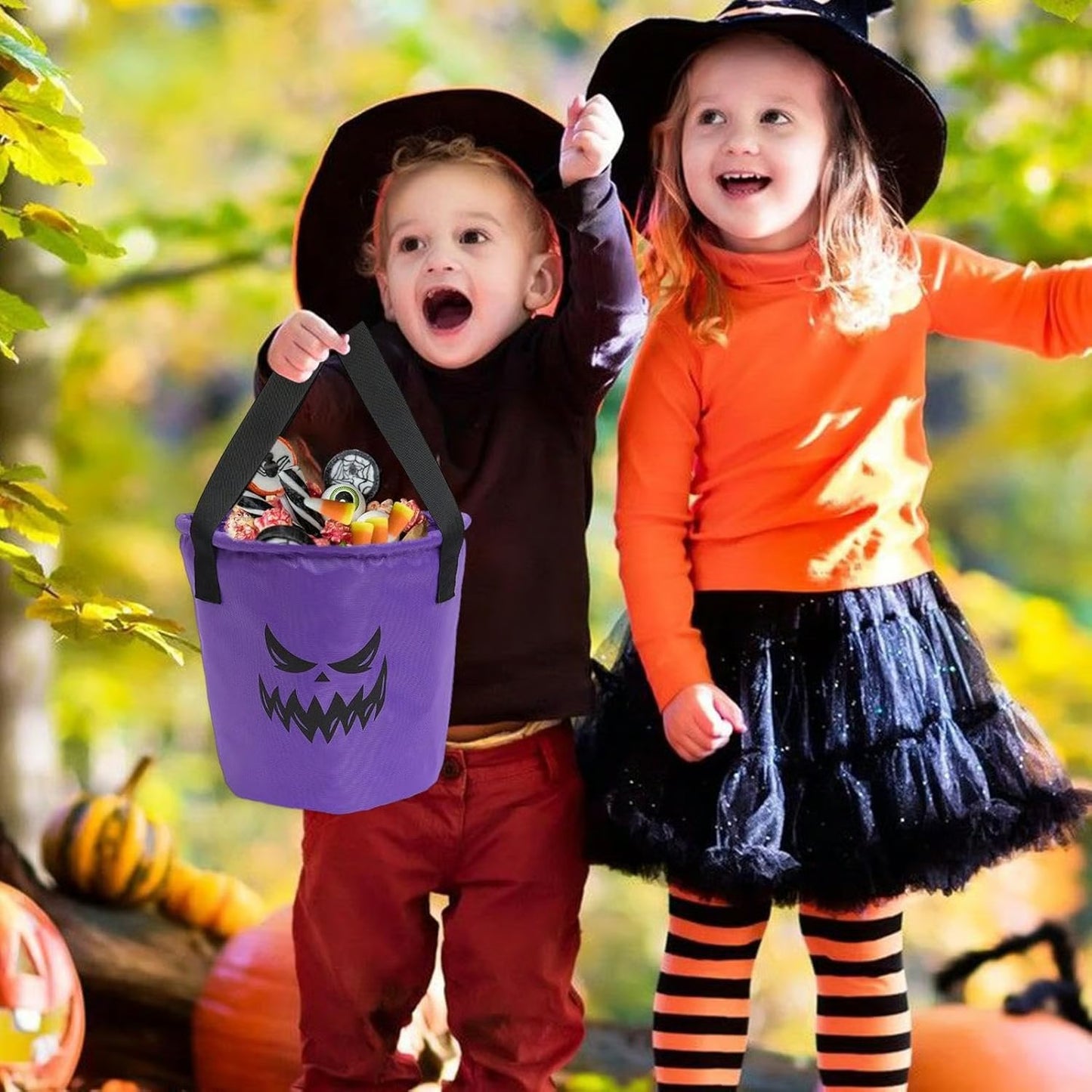 šHalloween Decorationsš Light Up Halloween Baskets