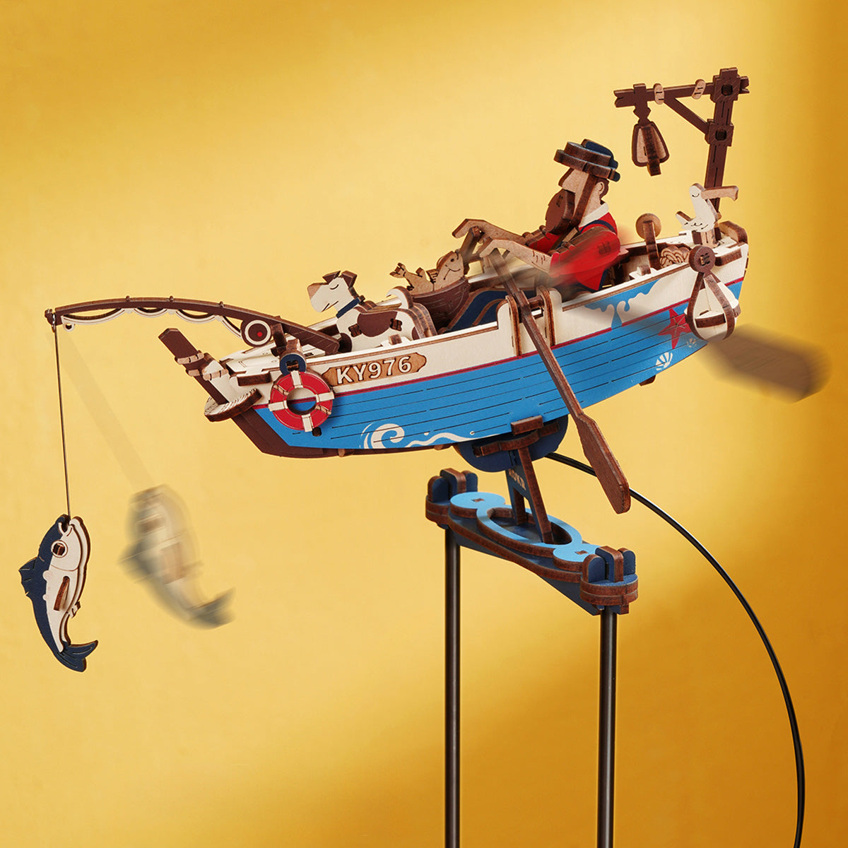 ROKR Ocean Fisher DIY Pendulum Toy 3D Puzzle MCD02