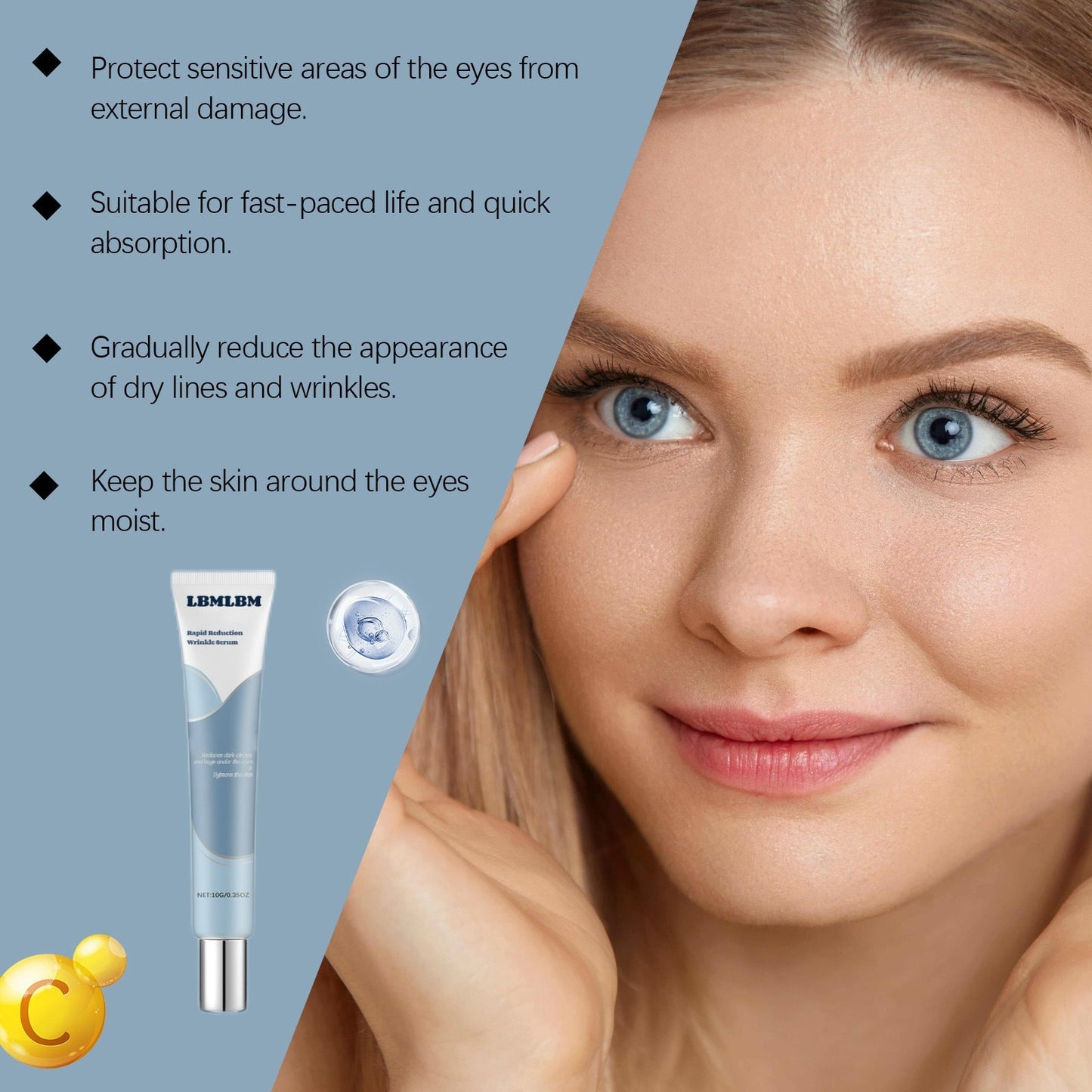 🔥Last Day Promotion 49% OFF LBMLBM™ 60-Second Anti-Aging Serum for Wrinkles, Bags & Dark Circles