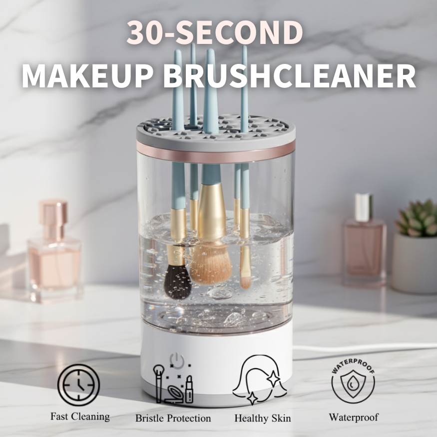 š§30-second Automatic Makeup Brush Cleaner for Ageless Skin & Pristine Makeup