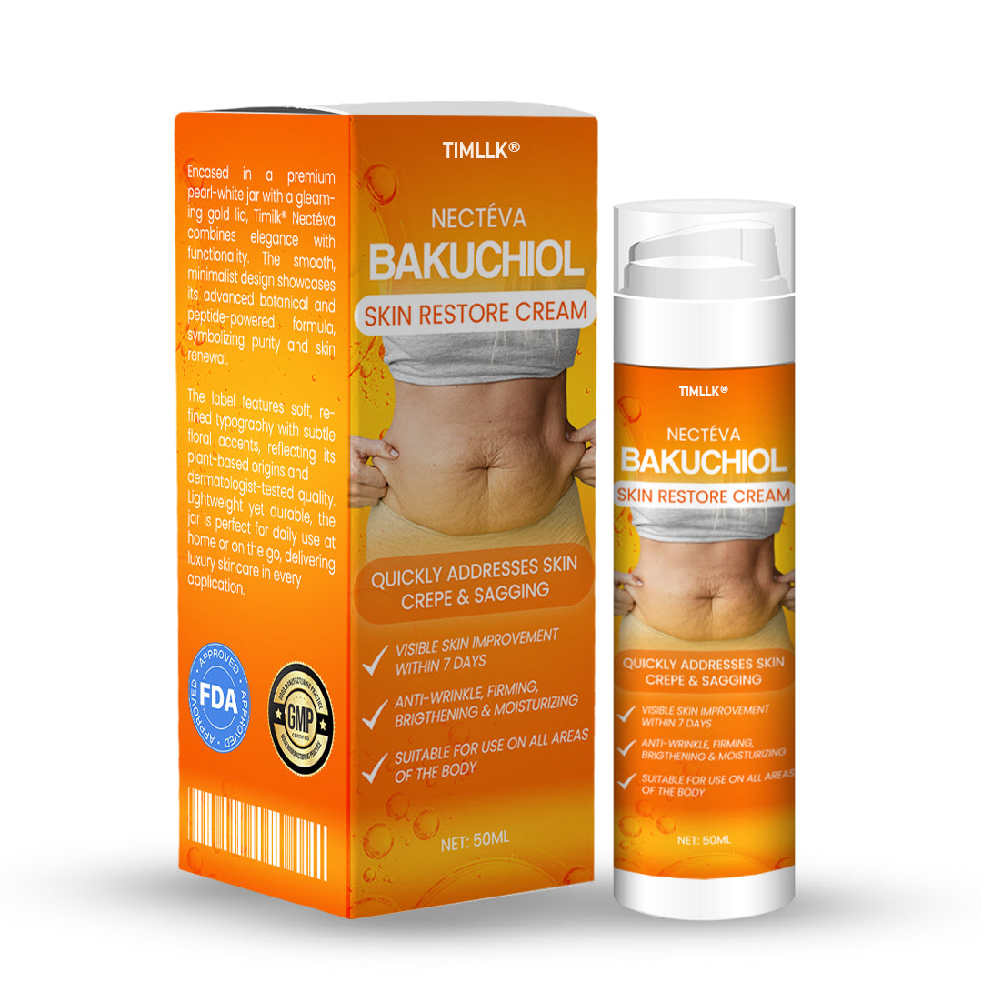 TIMLLK® Nectéva Bakuchiol Skin Restore Cream - (Anti-aging, Hydrating, Skin Firming & Lifting)