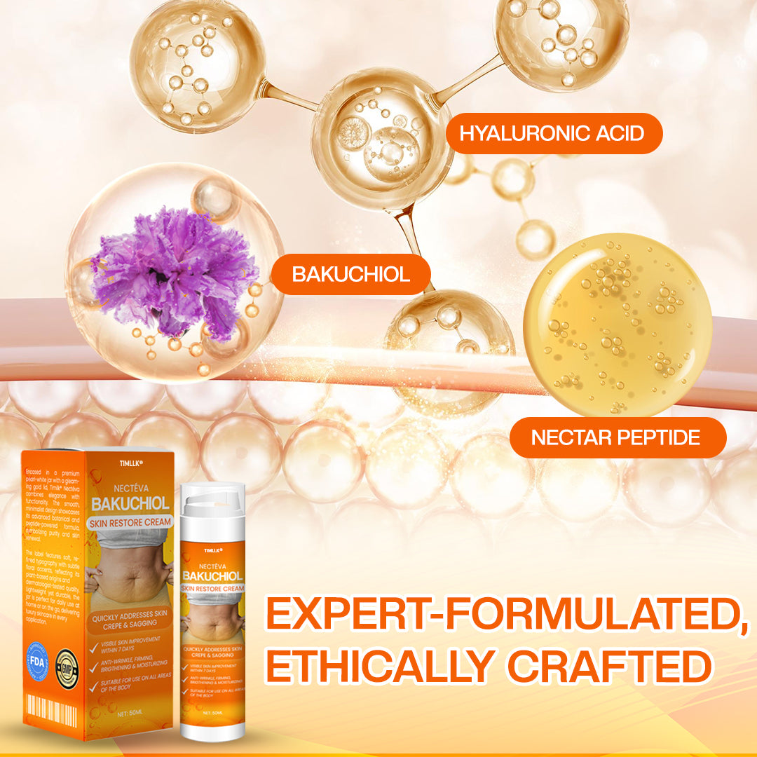 TIMLLK® Nectéva Bakuchiol Skin Restore Cream - (Anti-aging, Hydrating, Skin Firming & Lifting)