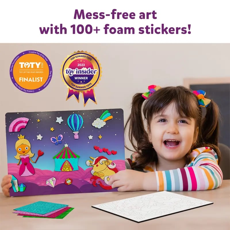 🔥LAST DAY 55% OFF - Foil Art & Craft Activity 🤲💓No Mess Art Kit