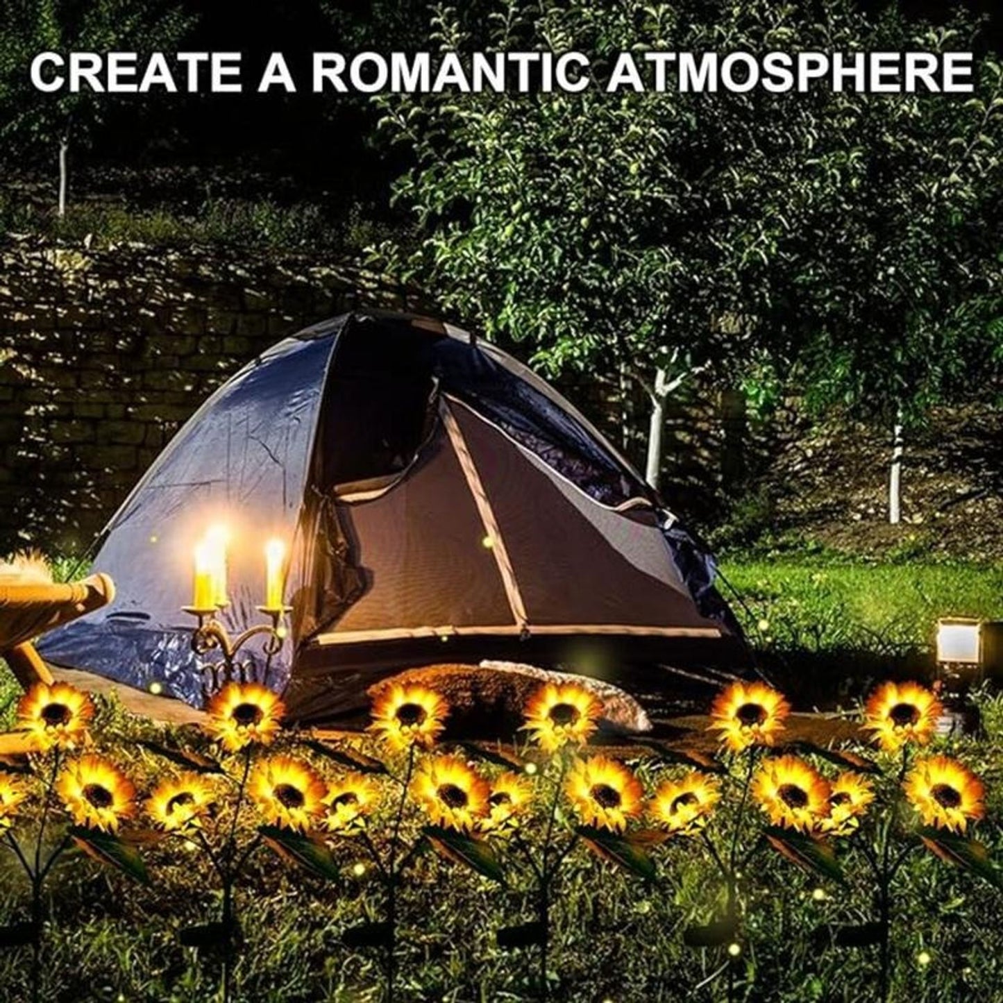 🌞Women's Equality Day - Solar LED Sunflower Garden Lights-29.6inch/75cm