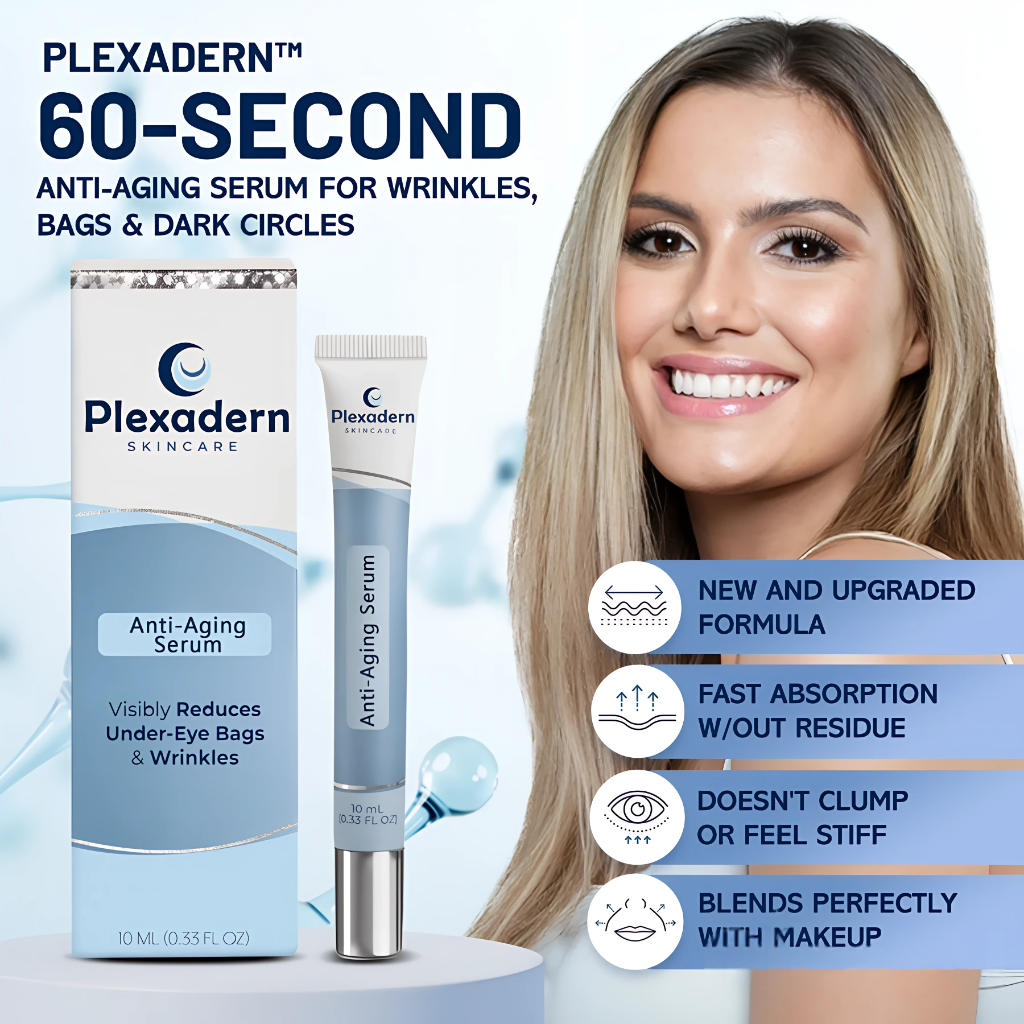 đĽHot Selling Plexadern⢠60-Second Anti-Aging Serum for Wrinkles, Bags & Dark Circles