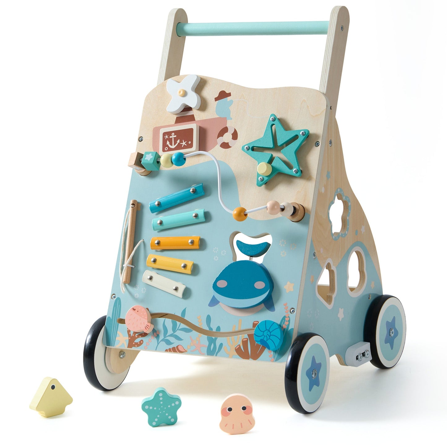 Robud Baby Push Walkers Wooden