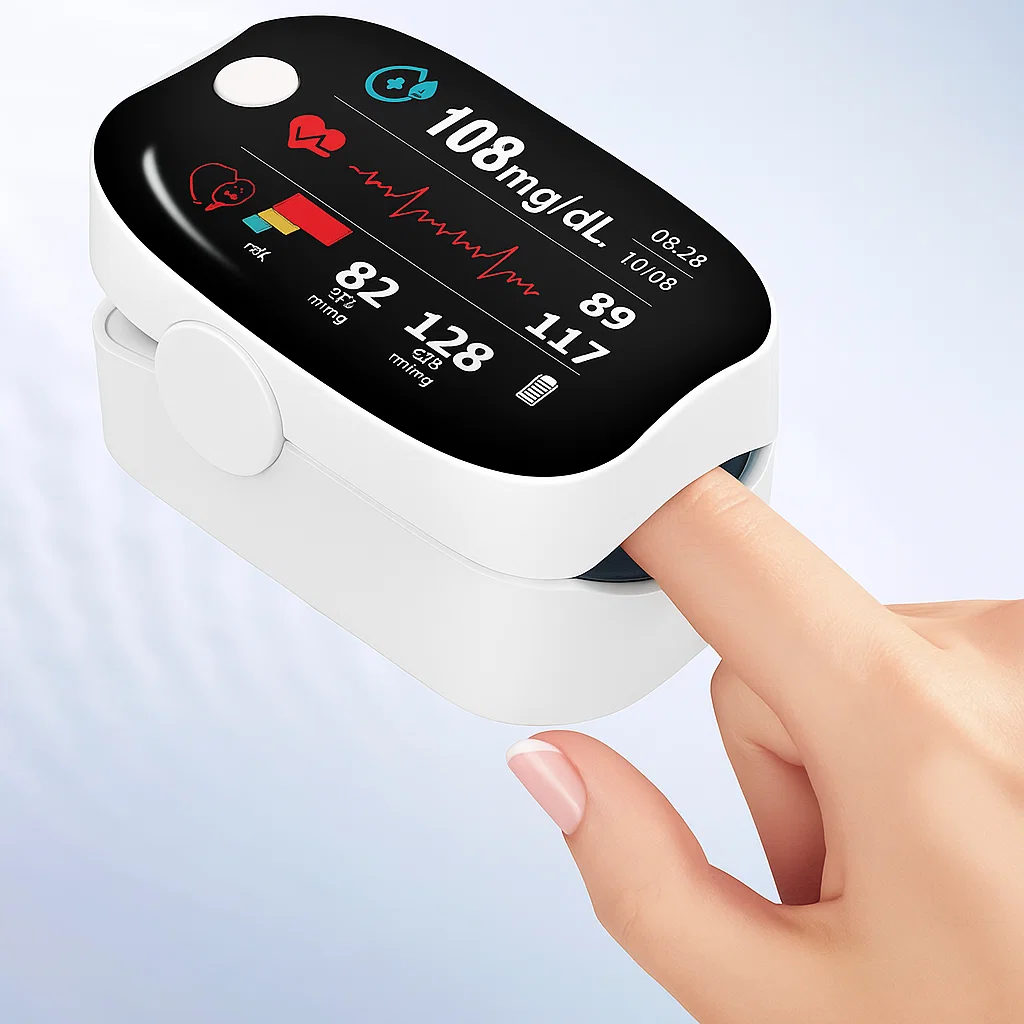 🩺[OFFICIAL STORE] JEREMYTIS™ High-Precision Multi-Purpose Non-Invasive Medical Device(For Blood Glucose, Blood Oxygen, and Blood Pressure Monitoring)[99.9% Accuracy]