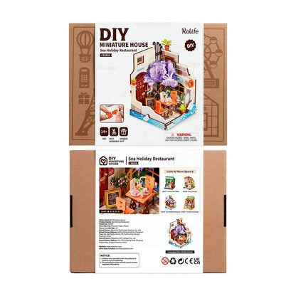Rolife Sea Holiday Restaurant DIY Miniature House DS039