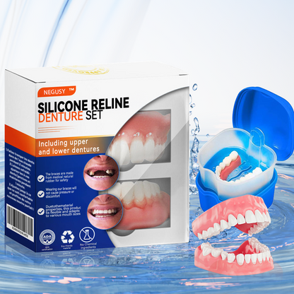 NEGUSY™ Silicone Denture Ruler Set (👩‍⚕️ADA Compliant Approved By Professional Dentists)