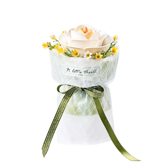 ROKR White Camellia DIY 3D Puzzle Model AF011