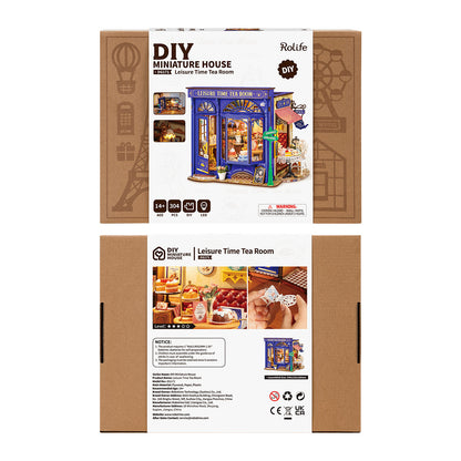 Rolife Leisure Time Tea Room DIY Miniature House DG171