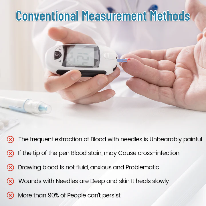 🩺[OFFICIAL STORE] JEREMYTIS™ High-Precision Multi-Purpose Non-Invasive Medical Device(For Blood Glucose, Blood Oxygen, and Blood Pressure Monitoring)[99.9% Accuracy]