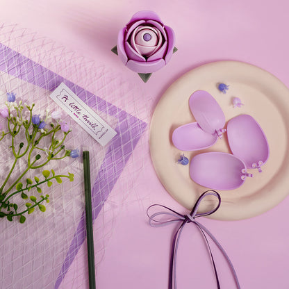 ROKR Purple Rose DIY Bouquet 3D Puzzle AF021