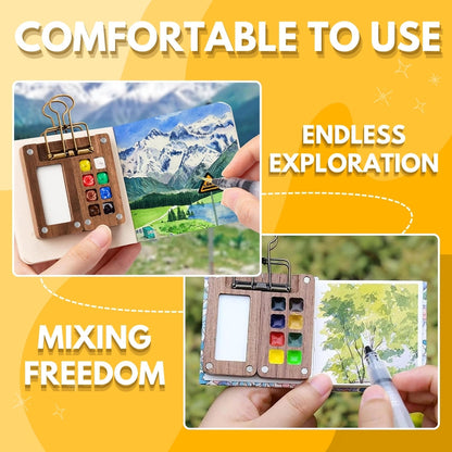 PocketArtists Travel Watercolor Palette Set