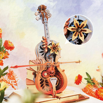 ROKR Symphony of Gorgeous Dreams Mechanical Music Box 3D Wooden Puzzle AMK63M