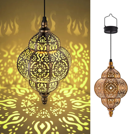 Luxury Baroque Moroccan Style Hollow Projection Lantern