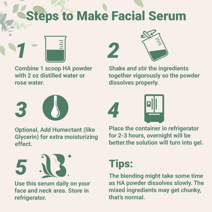 💧Seurico™ Pure Hydrate Hyaluronic Acid Powder