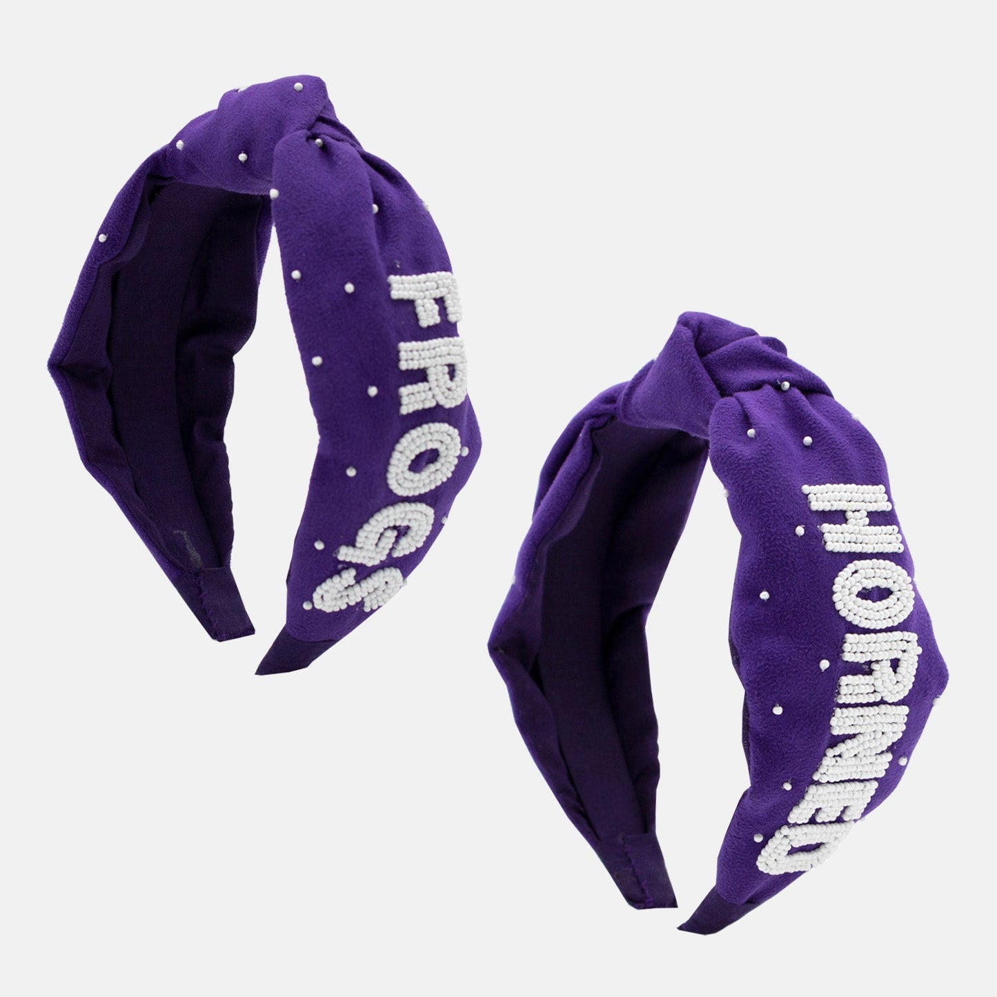 TCU Beaded Headband