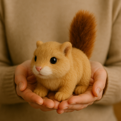 Wiggletail™ Adorable Lifelike Plush Squirrel - Huggable Fun for All Ages