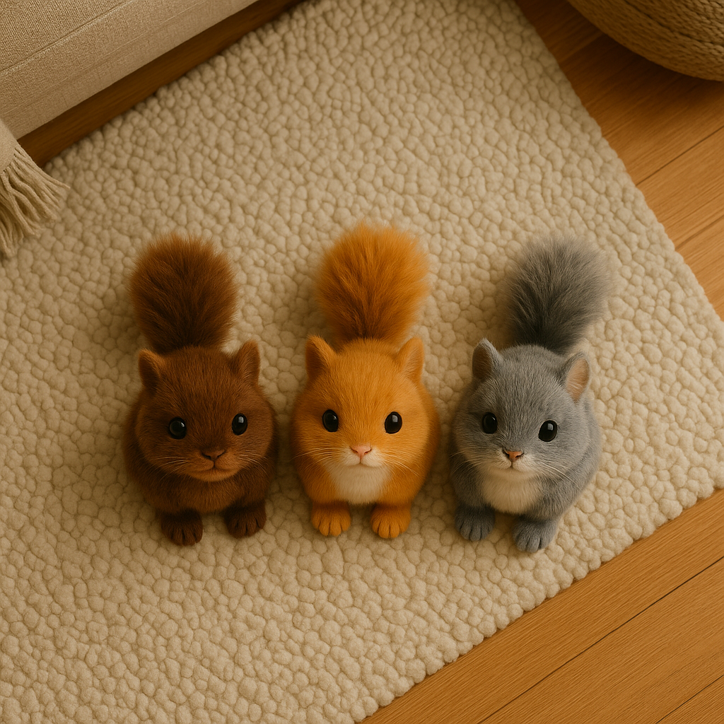 Wiggletail™ Adorable Lifelike Plush Squirrel - Huggable Fun for All Ages