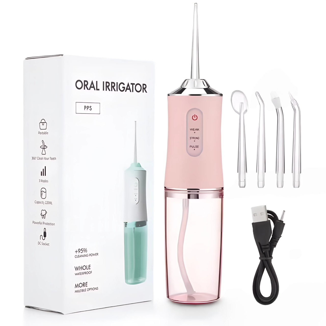 Seurico™ Water Dental Flosser Teeth Pick - Cordless Portable 4 Modes🦷