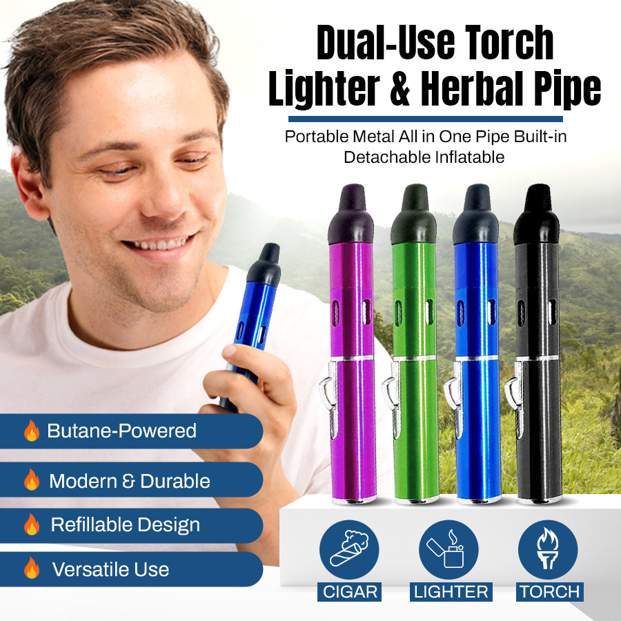 July Sale Frenzy 49% OFF - Deluxe Pipe Lighter Set for Men 🔥BUY 7 GET 50% OFF🔥