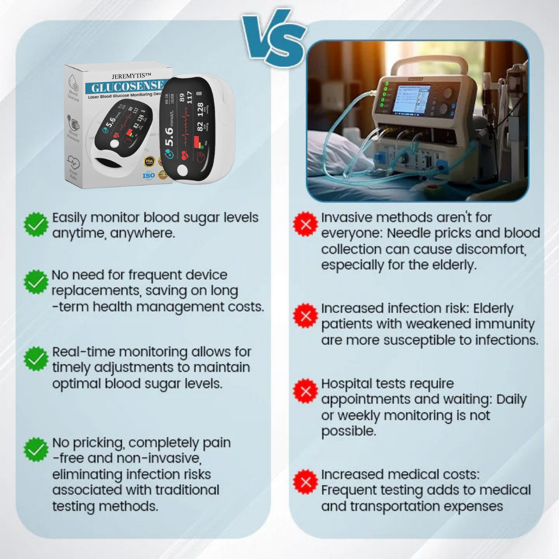 🩺[OFFICIAL STORE] JEREMYTIS™ High-Precision Multi-Purpose Non-Invasive Medical Device(For Blood Glucose, Blood Oxygen, and Blood Pressure Monitoring)[99.9% Accuracy]
