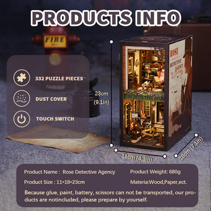 DIY Book Nook Kit | Rose Detective Agency