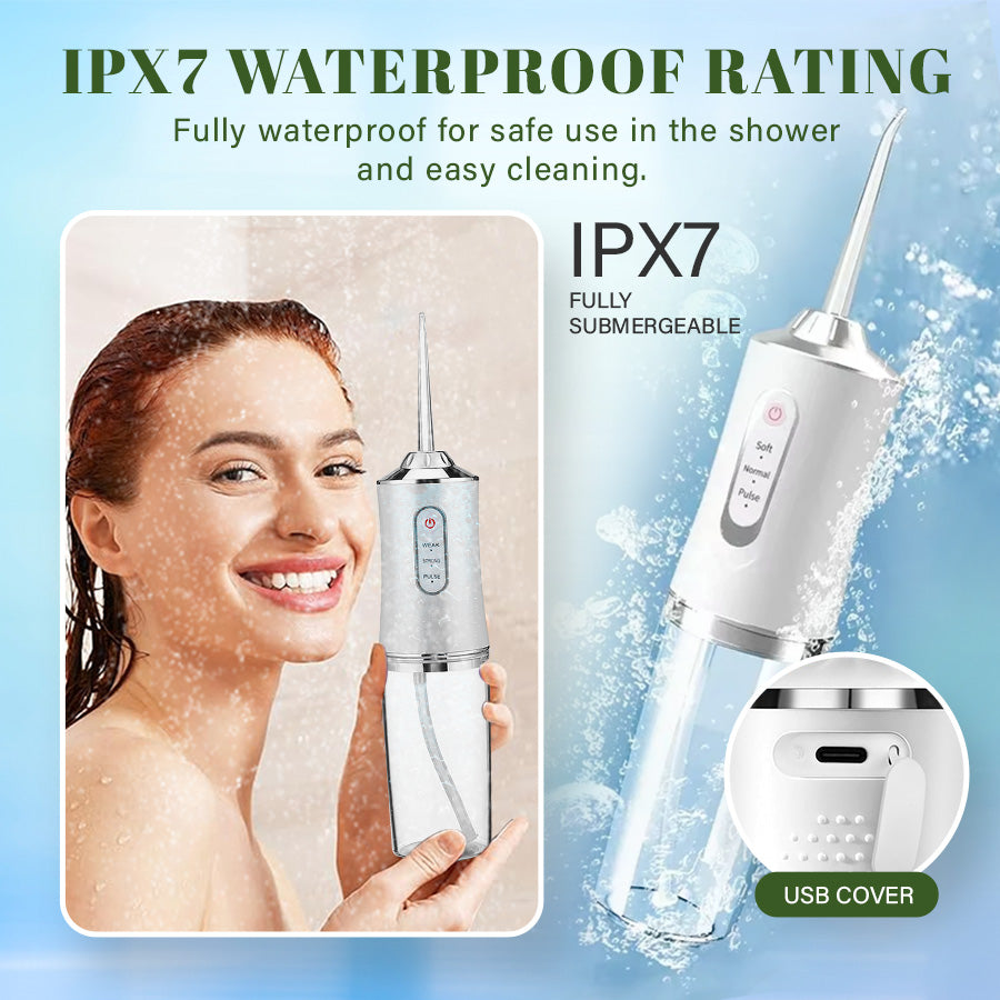Seurico™ Water Dental Flosser Teeth Pick - Cordless Portable 4 Modes🦷