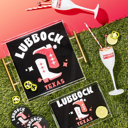 Texas Tech Kickoff College Town Small Acrylic Tray