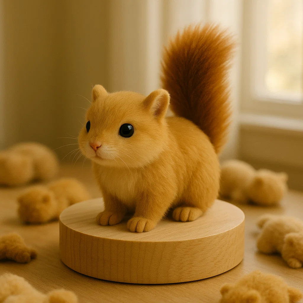 Wiggletail™ Adorable Lifelike Plush Squirrel - Huggable Fun for All Ages