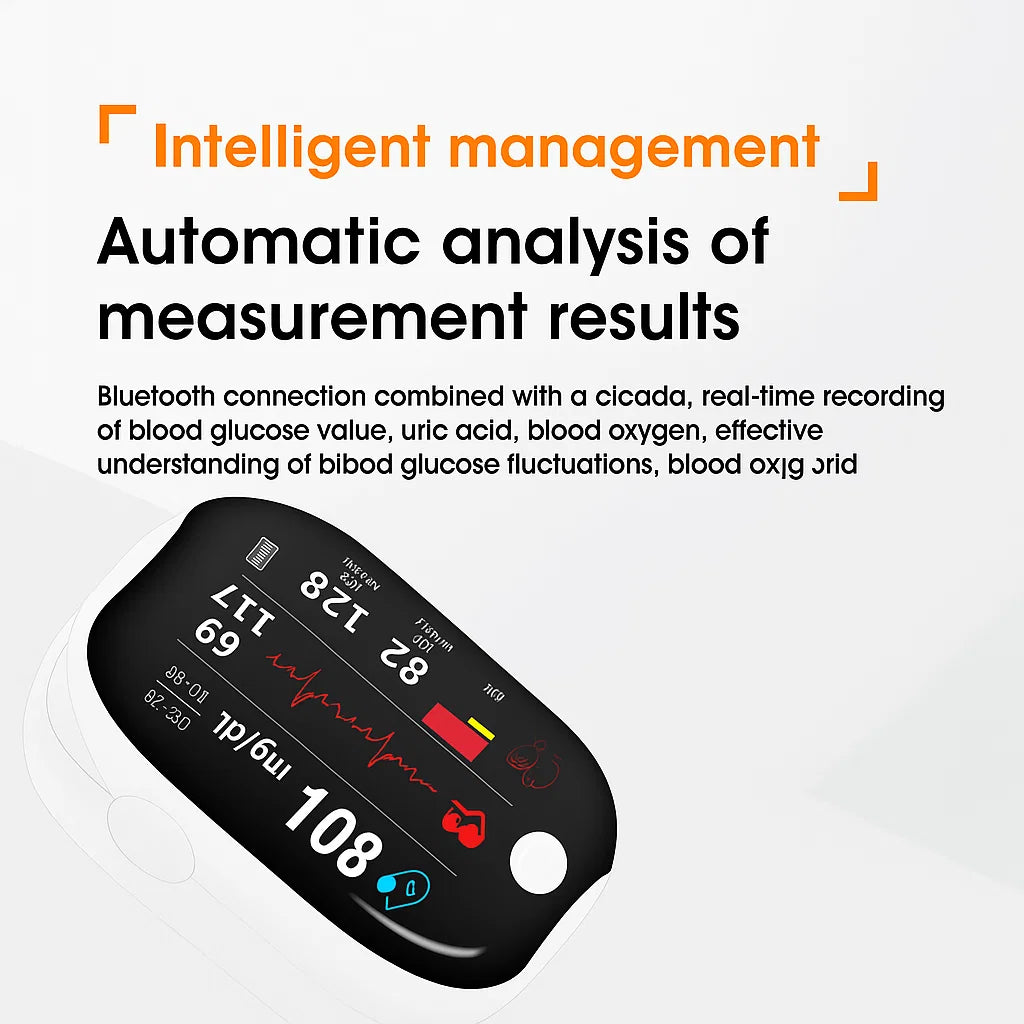 🩺[OFFICIAL STORE] JEREMYTIS™ High-Precision Multi-Purpose Non-Invasive Medical Device(For Blood Glucose, Blood Oxygen, and Blood Pressure Monitoring)[99.9% Accuracy]