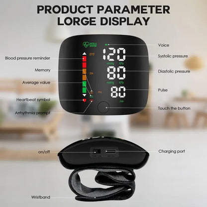[Official Store] High-Precision Automatic Wrist BP Monitor-👍🏻[99.9% Accuracy]