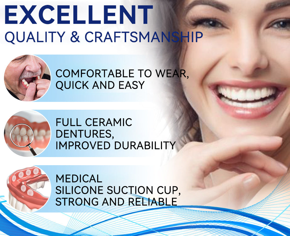 NEGUSY™ Silicone Denture Ruler Set (👩‍⚕️ADA Compliant Approved By Professional Dentists)