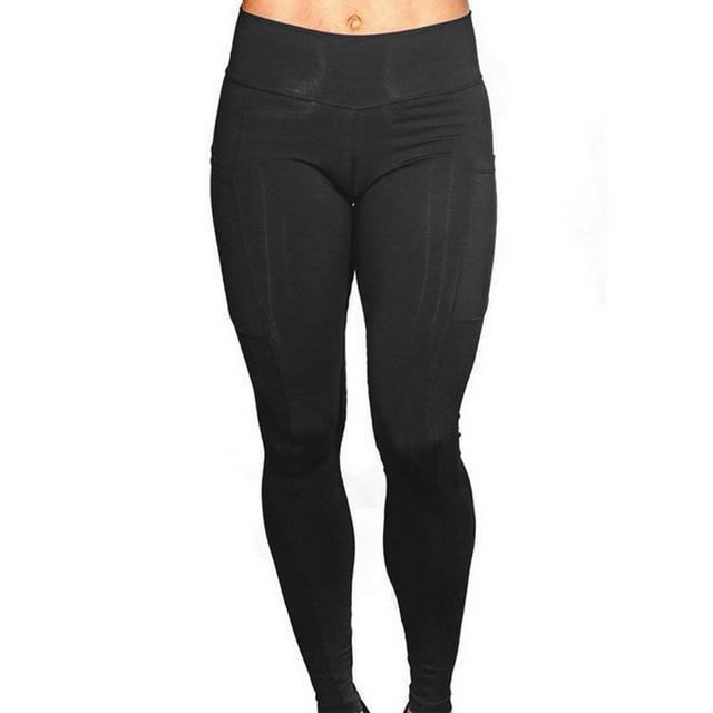 Slimming Workout Compression Leggings with Hidden Pocket