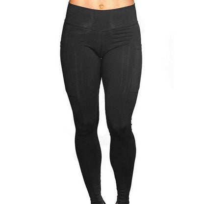 Slimming Workout Compression Leggings with Hidden Pocket