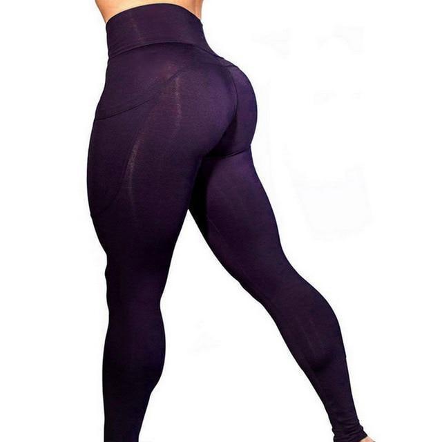 Slimming Workout Compression Leggings with Hidden Pocket