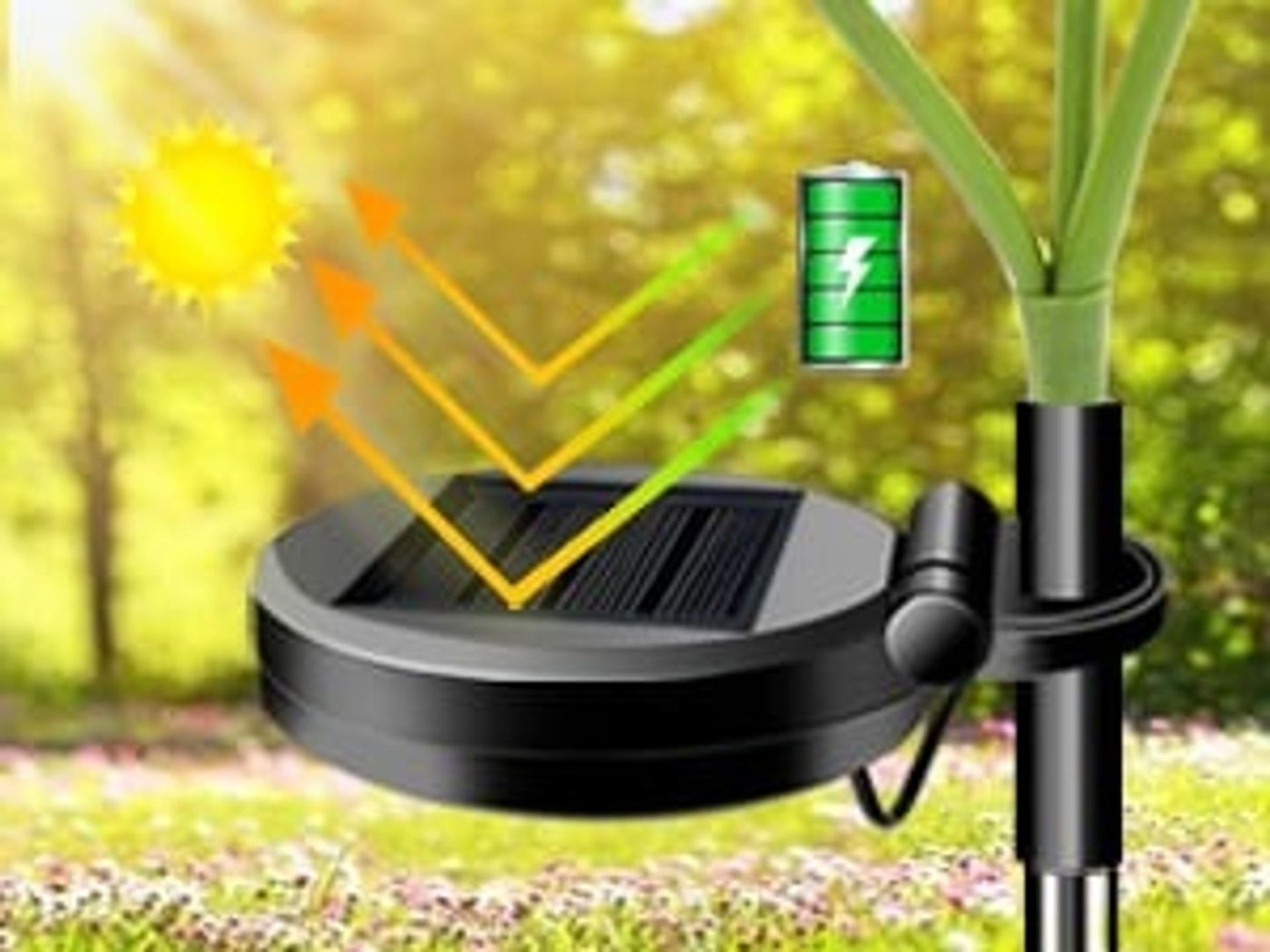 🌞Women's Equality Day - Solar LED Sunflower Garden Lights-29.6inch/75cm