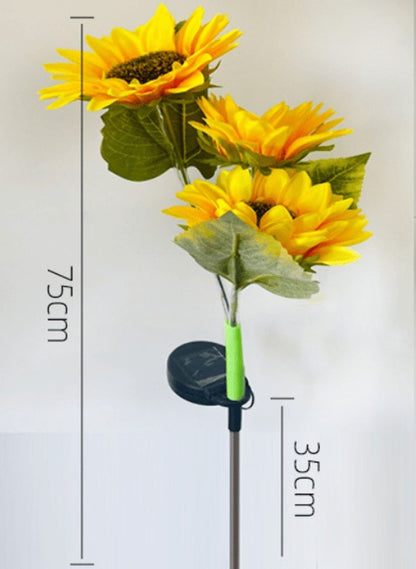 🌞Women's Equality Day - Solar LED Sunflower Garden Lights-29.6inch/75cm