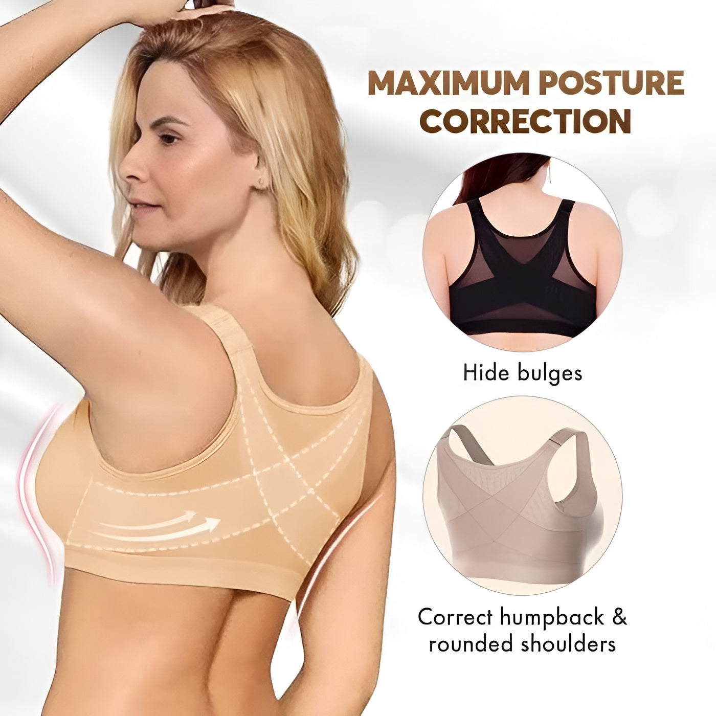 [Flash Sale 70% OFF🔥] Adjustable Chest Brace Support Multifunctional Embraced Bra
